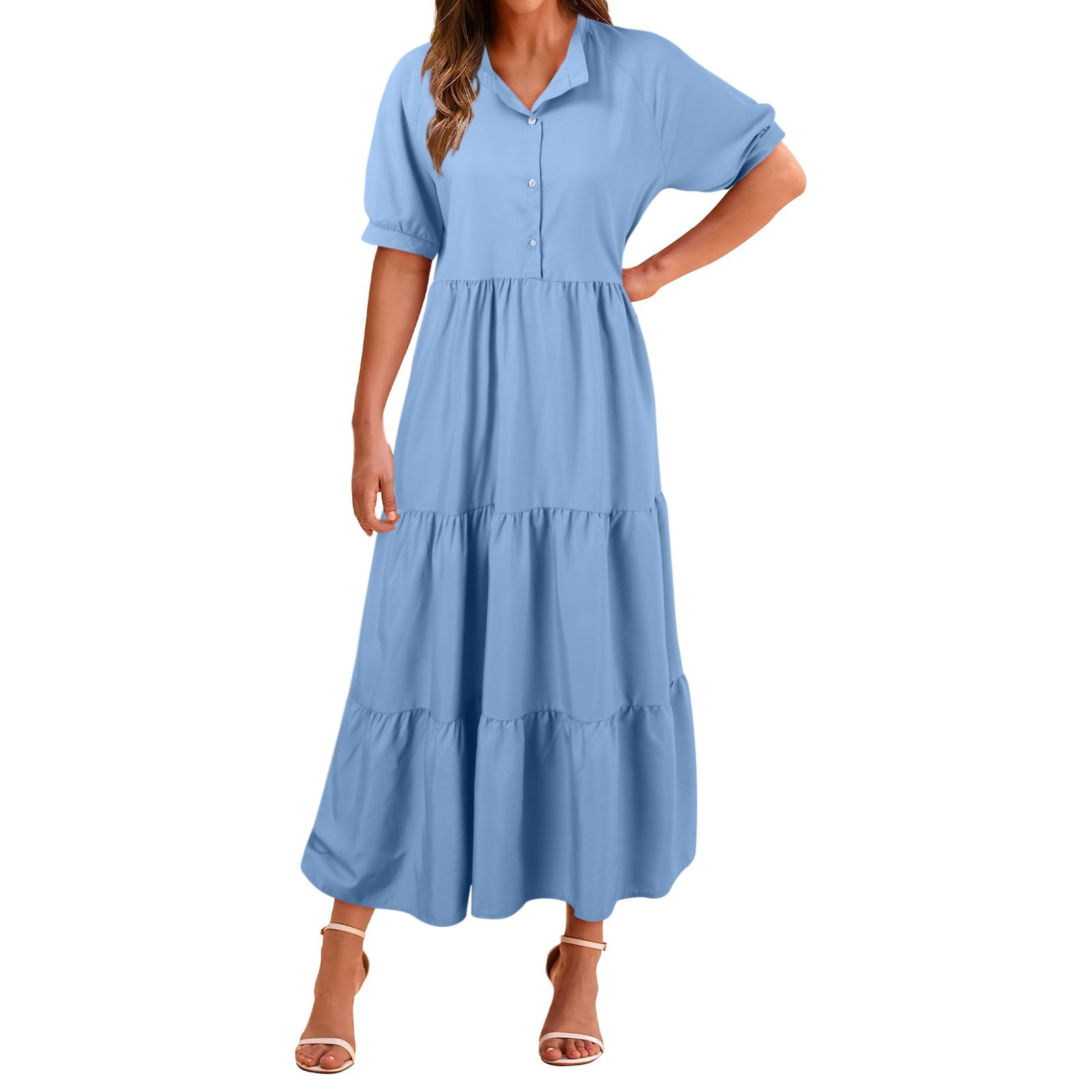 maxi dress with spaghetti straps Nara Spaghetti Strap Contrast Maxi Dress L main image 0