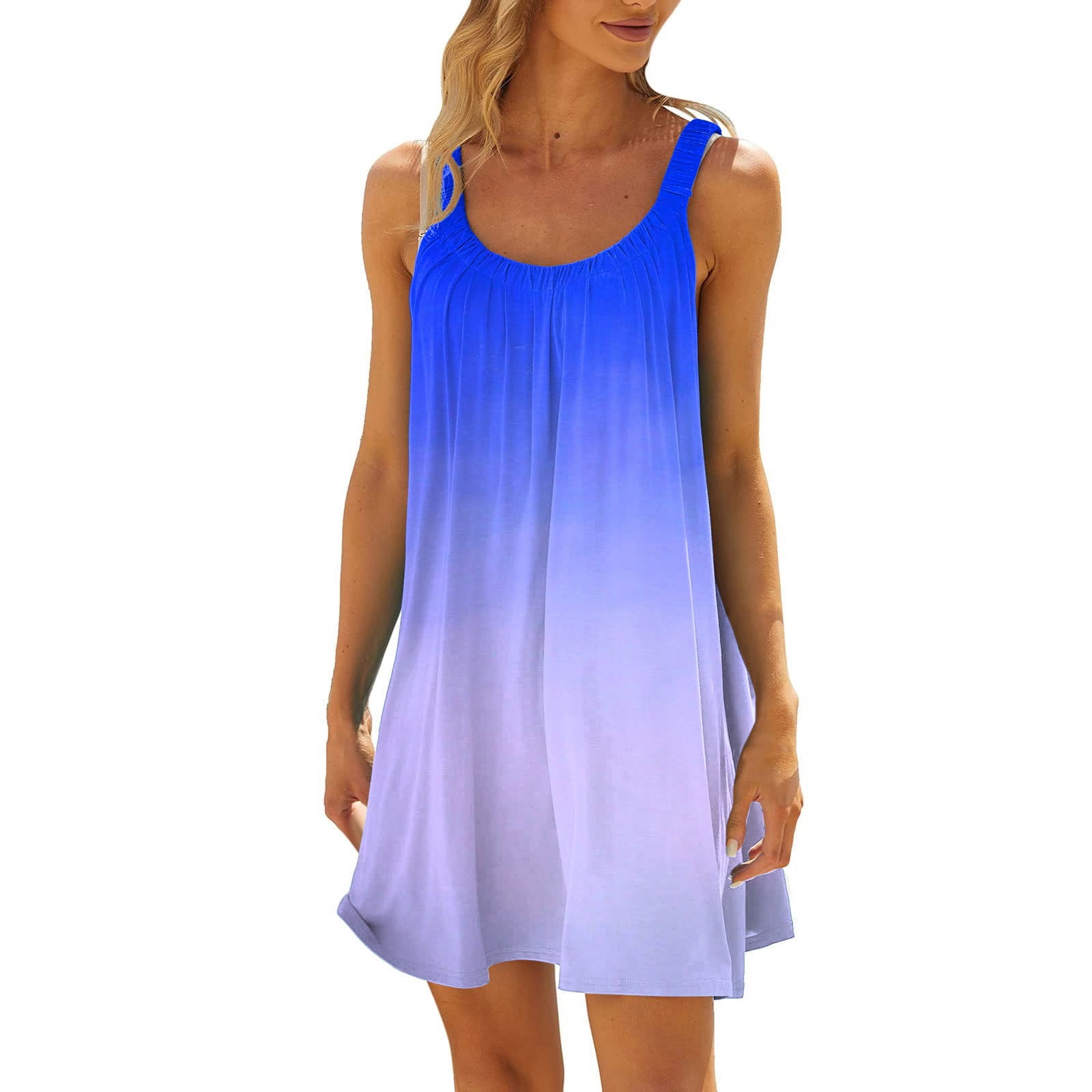 YUHAOTIN Female Off Shoulder Dress Women Dress Vest Dress Casual ...
