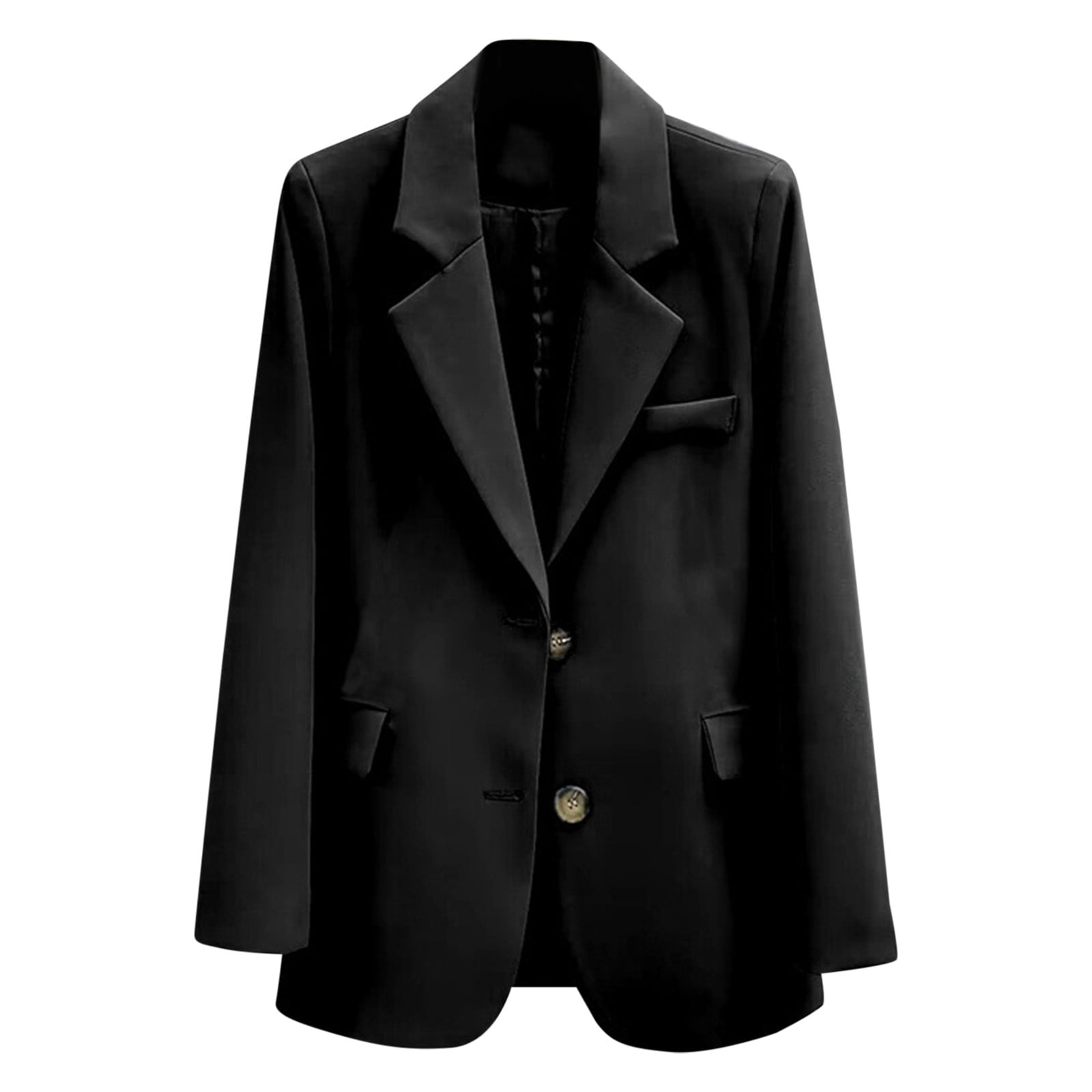 YUHAOTIN Female Red Blazer Womens One Button Long Sleeve Regular Fit ...
