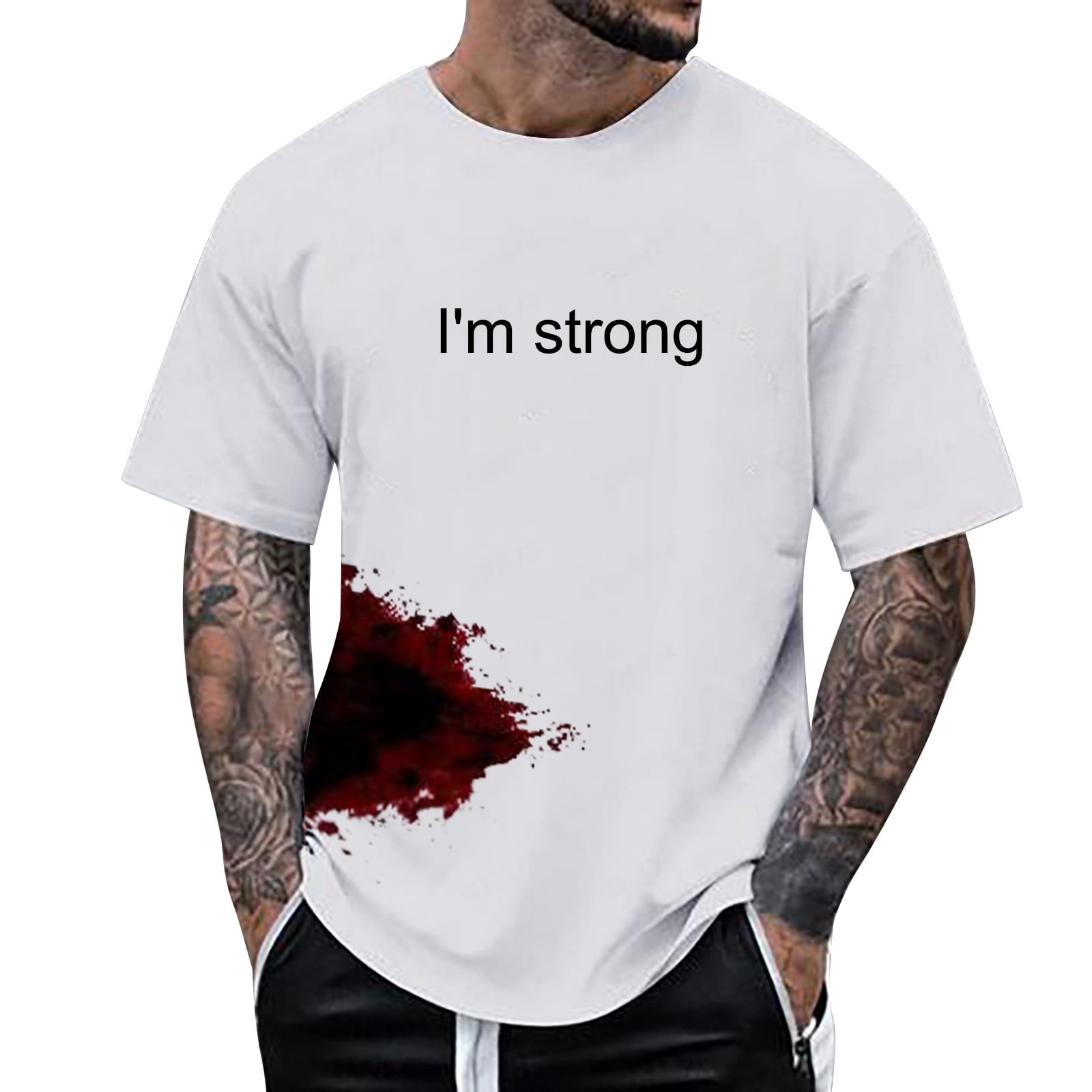 YUHAOTIN Funny Mens Tshirts Men
