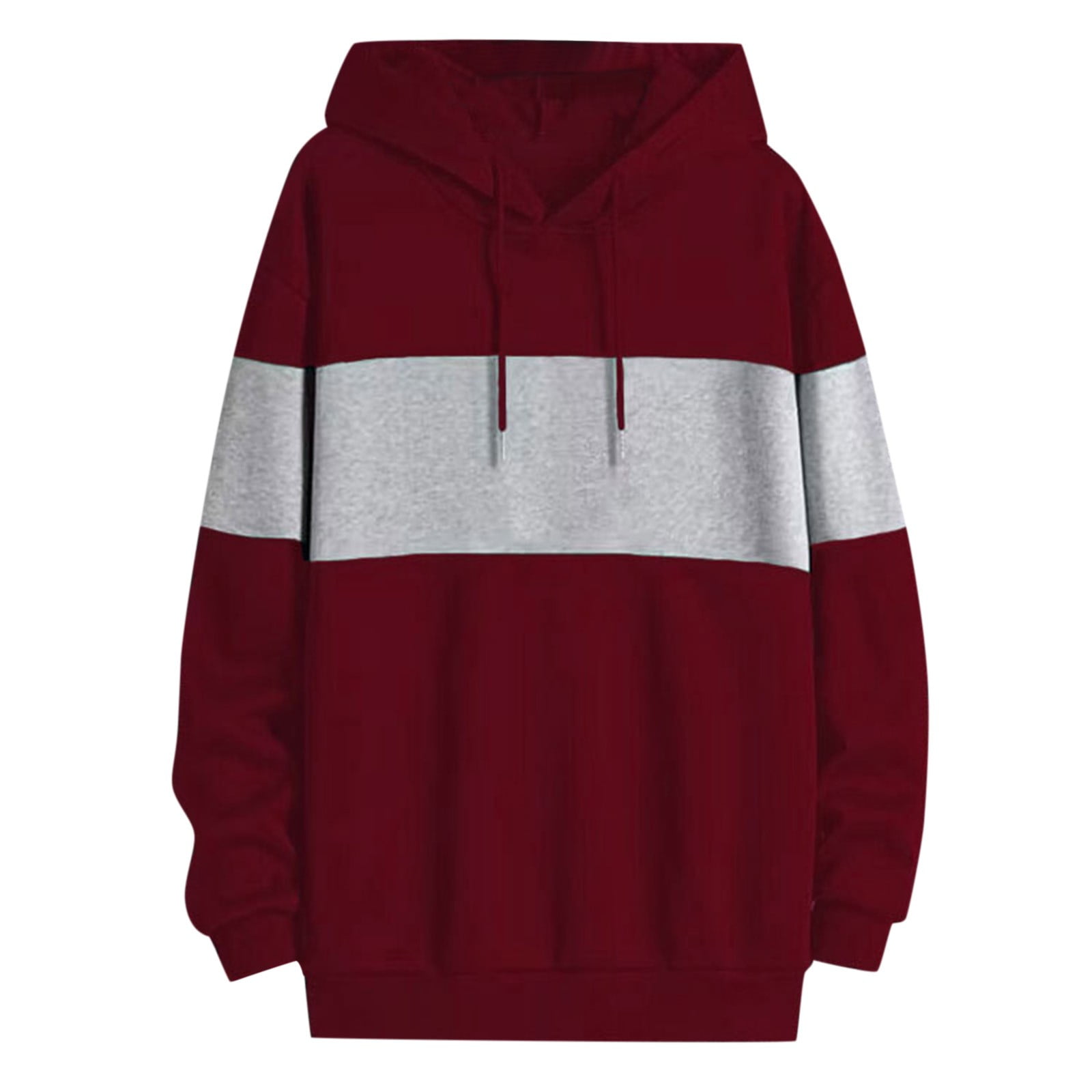 YUHAOTIN Hoodies For Guys Grey Hoodie Men Male Autumn And Winter Color