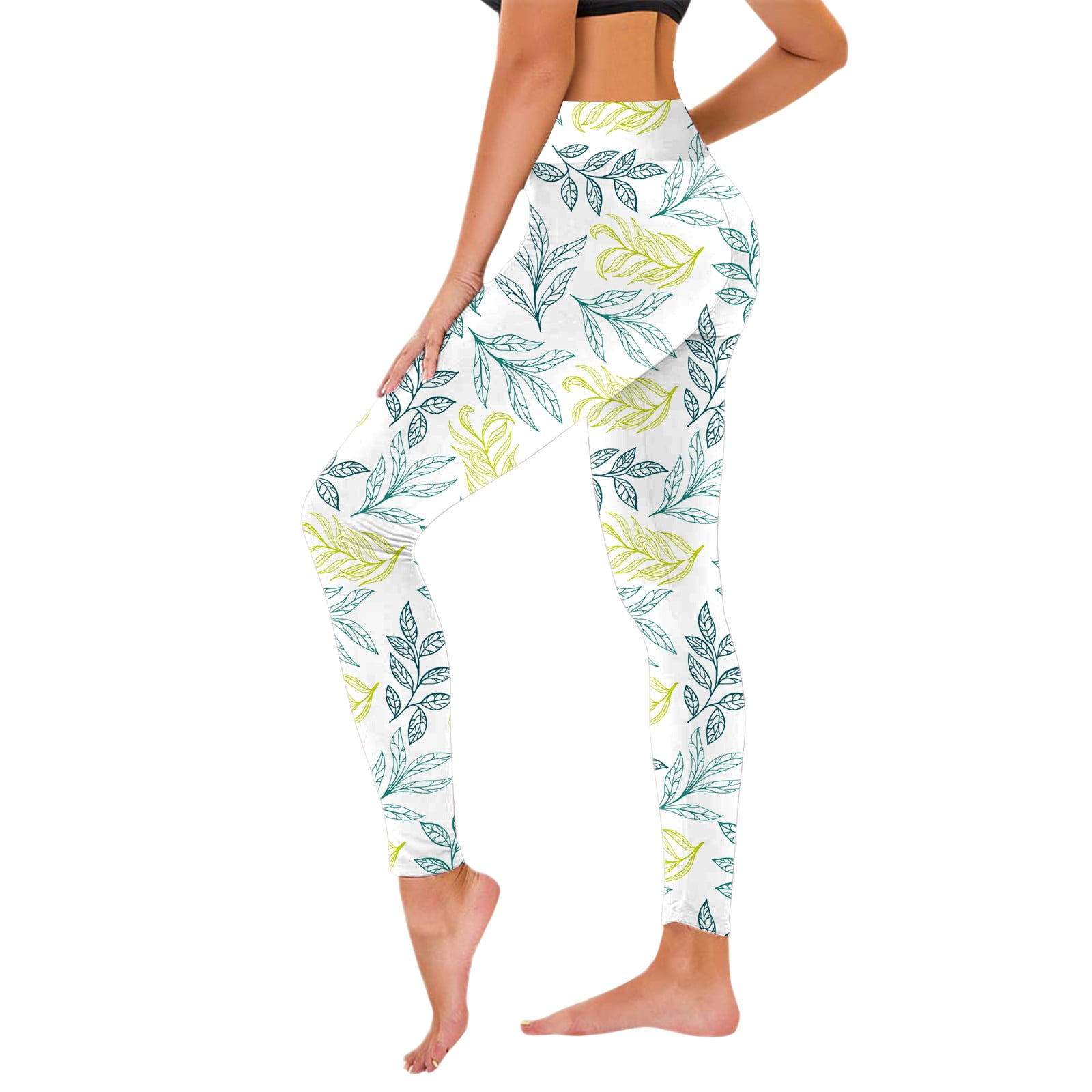 YUHAOTIN Leather Leggings High Waisted Thick High Waist Yoga Pants