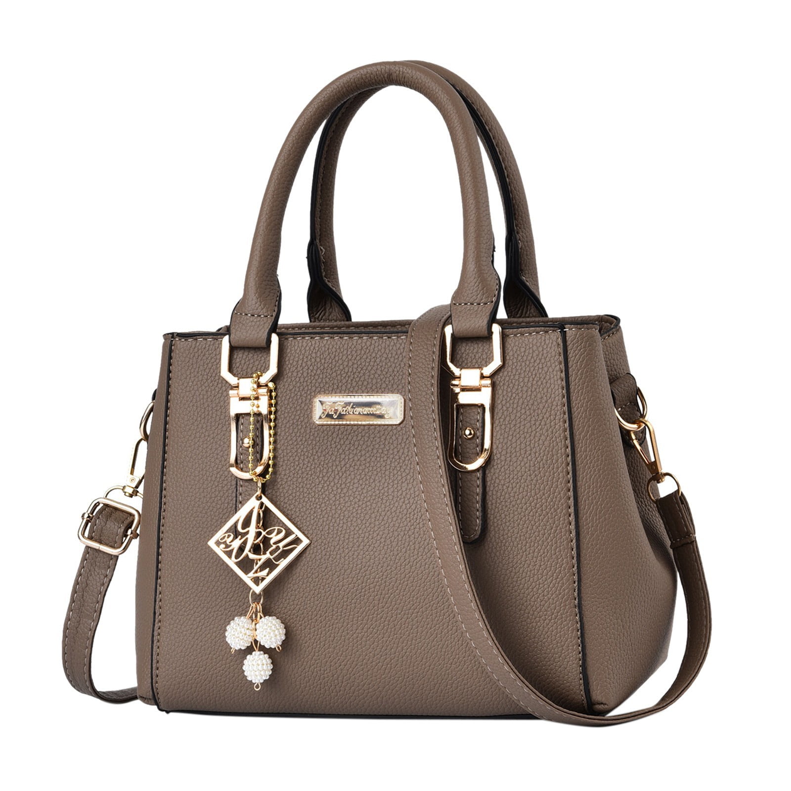 YUHAOTIN Leather Shoulder Bag Casual Leather Messenger Bag Large Capacity Handbag Fashion Womens Bag Tote Bag for Women Small with Zipper Fringe Purse