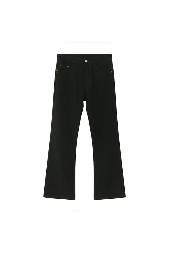 Men Jeans Relaxed Fit Stretch Men's Slim Fit Flared Jeans Comfort Denim Pants 60S 70S Retro Trousers Bell Bottoms Jeans for Men Boot Cut Jeans for Man Leopard Print Jeans