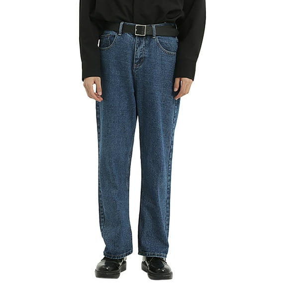 YUHAOTIN Men Jeans Straight Leg Tapered Men's Relaxed Fit Jeans Straight Leg Stretch Comfort Denim Jeans for Men Mens Jeans Stretchy Relaxed Fit Men Jeans Straight Leg