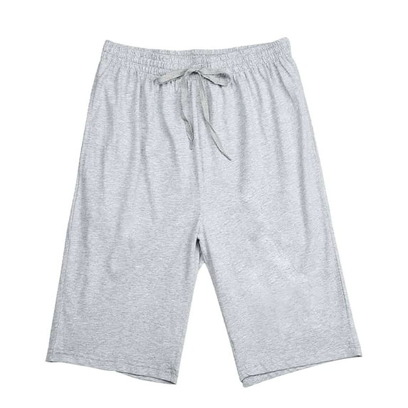 YUHAOTIN Mens Cargo Shorts Men's Summer Casual Fashion Solid Color Shorts Drawstring Shorts Cycling Shorts Men Christmas Shorts