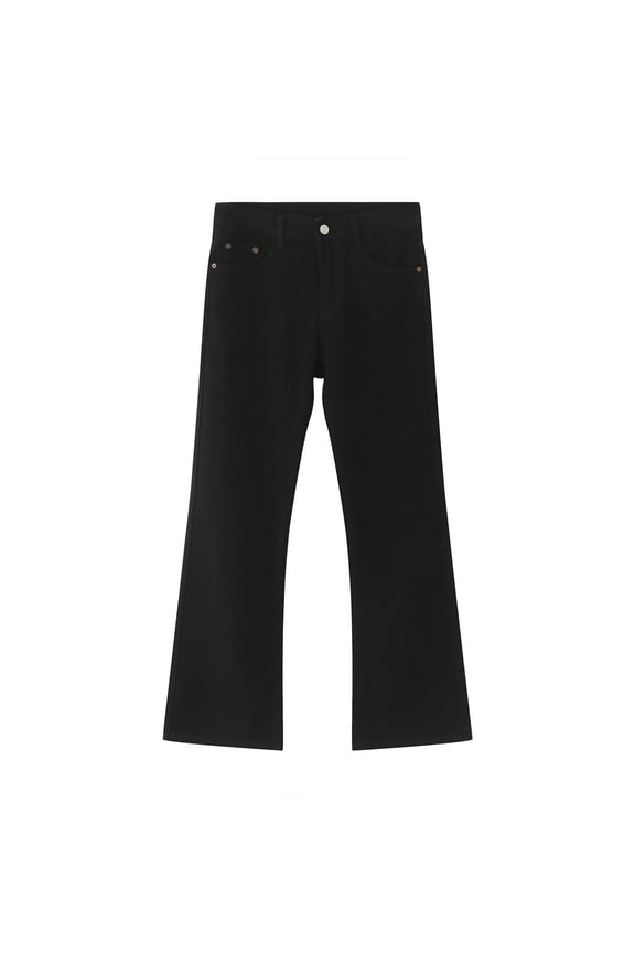 Mens Jeans Slim Fit Stretch Boot Cut Men's Slim Fit Flared Jeans Comfort Denim Pants 60S 70S Retro Trousers Bell Bottoms Jeans for Men Blue Jeans Men Slim Fit Men Jeans Slim Straight