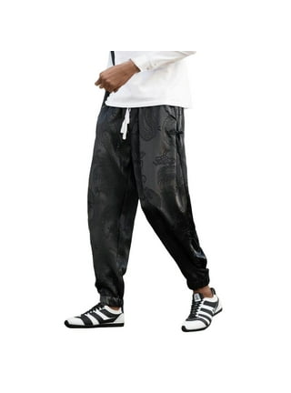 Joggers with clearance belt loops