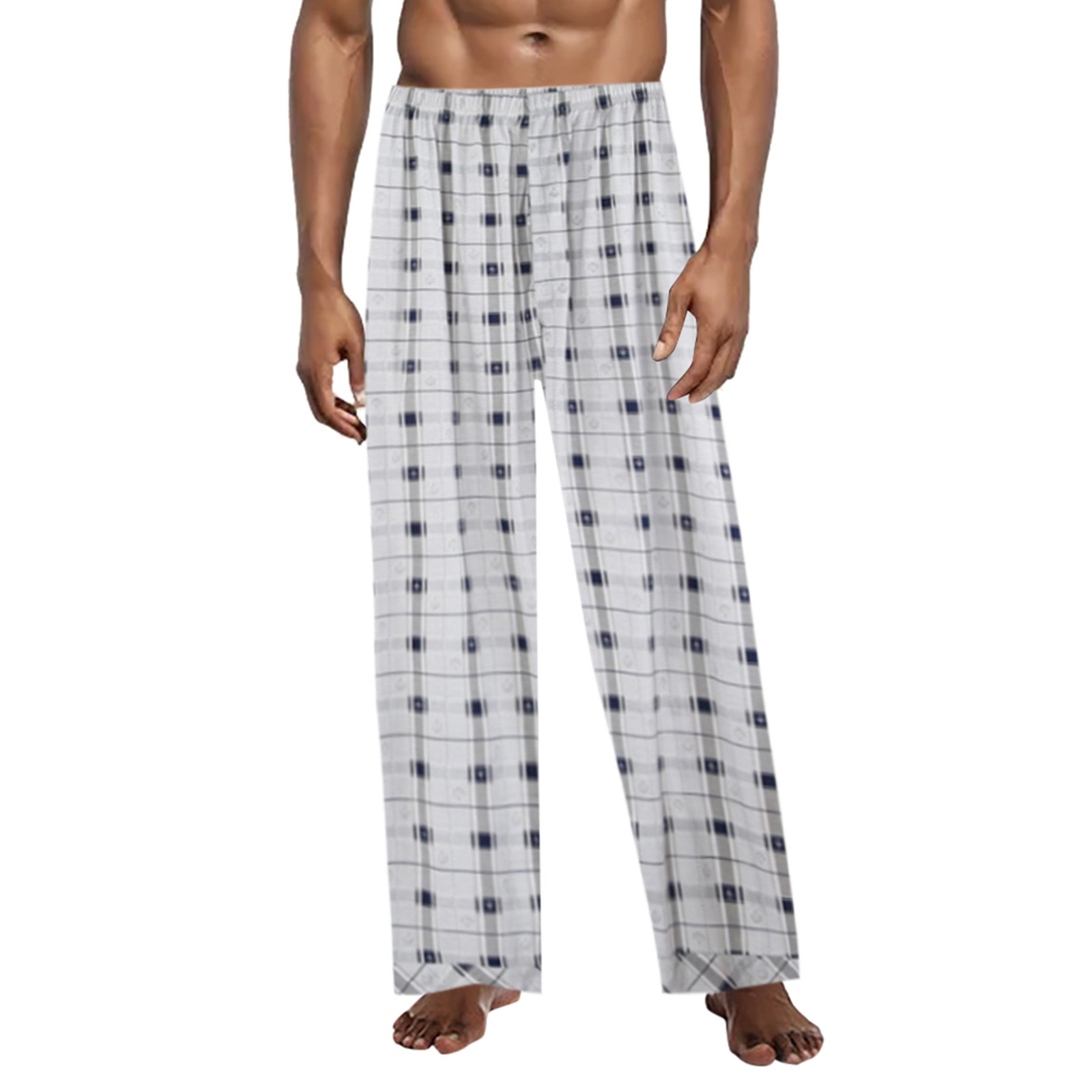 YUHAOTIN Mens Joggers Sweatpants with Zipper Pockets Pajama Pants ...