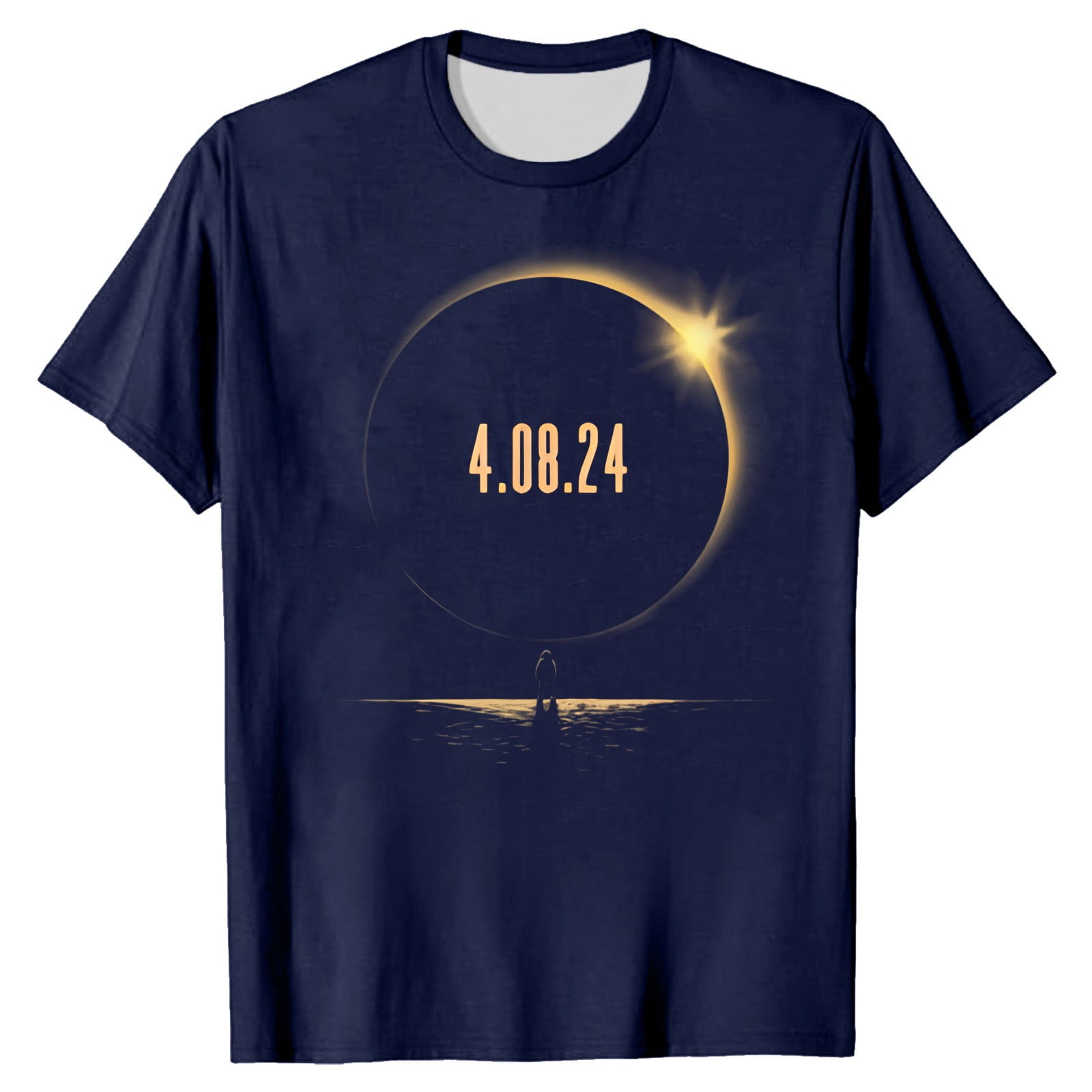 YUHAOTIN Mens Tshirts Graphic Funny Cat Mens Summer Fashion Simple Color Matching T Shirt with