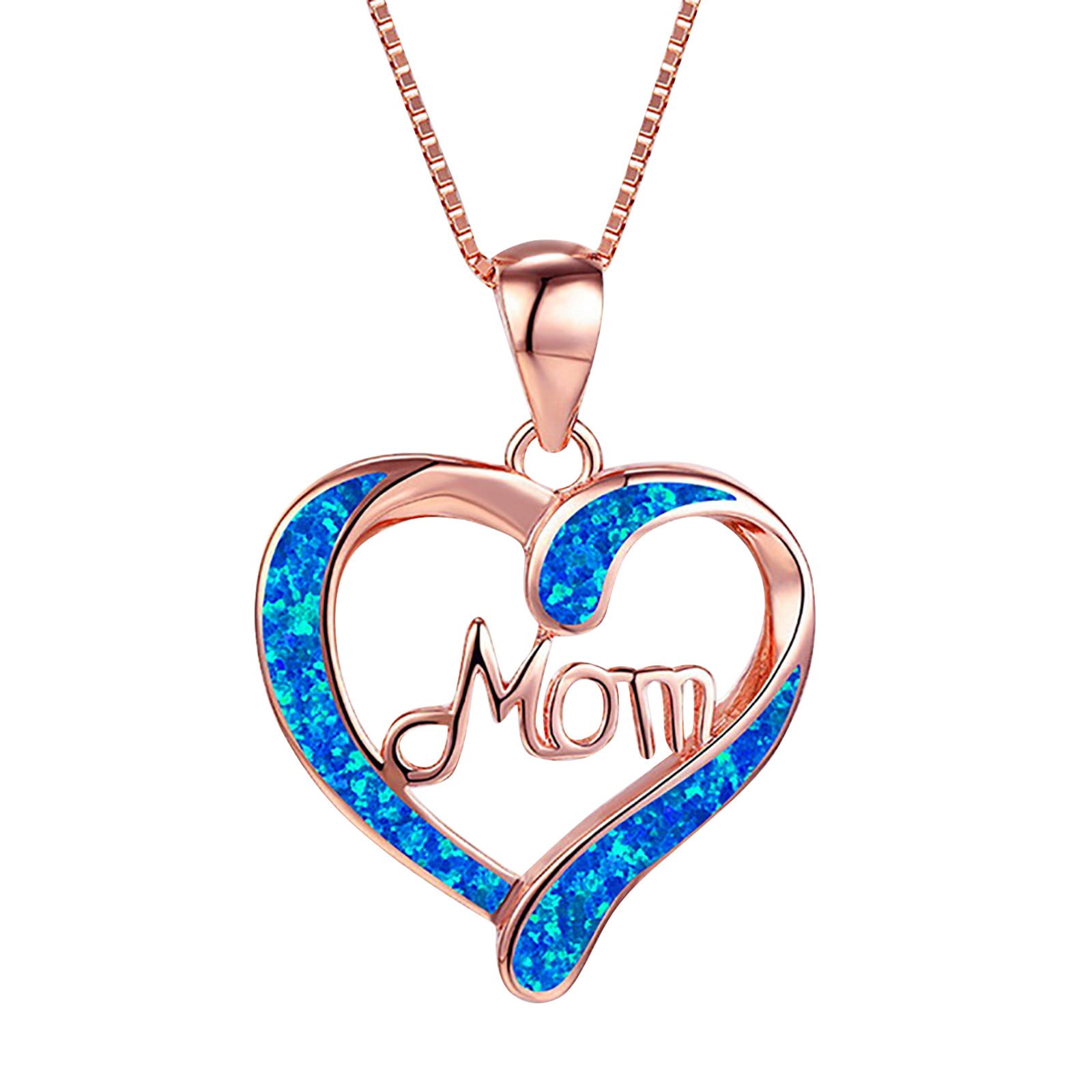 KECHO 14k Solid Gold Mother Daughter Necklace For Women, Mother And Child Jewelry Mothers
