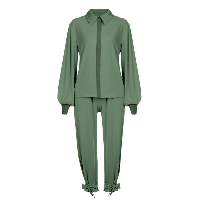 Elegant Solid Long Sleeve Two Pieces Elegant Solid Long Sleeve Two Pieces