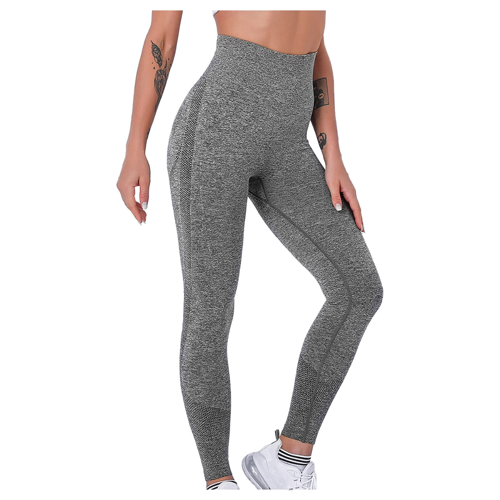 YUHAOTIN Plus Size Workout Leggings Women Seamless Training Tights