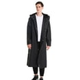thumbnail image 1 of YUHAOTIN Rain Poncho Men Big and Tall Mens and Womens Protective Jacket Fashion Mountaineering Fishing Transparent Zipper Thickened Self Raincoat Ponchos Clear Raincoat, 1 of 9
