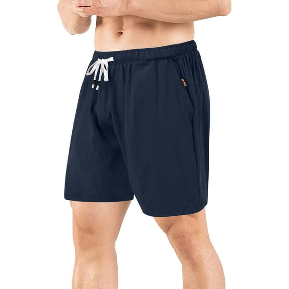 YUHAOTIN Soccer Shorts Men with Pockets Mens Summer Comfortable Casual Lace up Straight Tube Type Beach Shorts Mens Shorts Cotton with Pockets Khaki Shorts Men Cargo