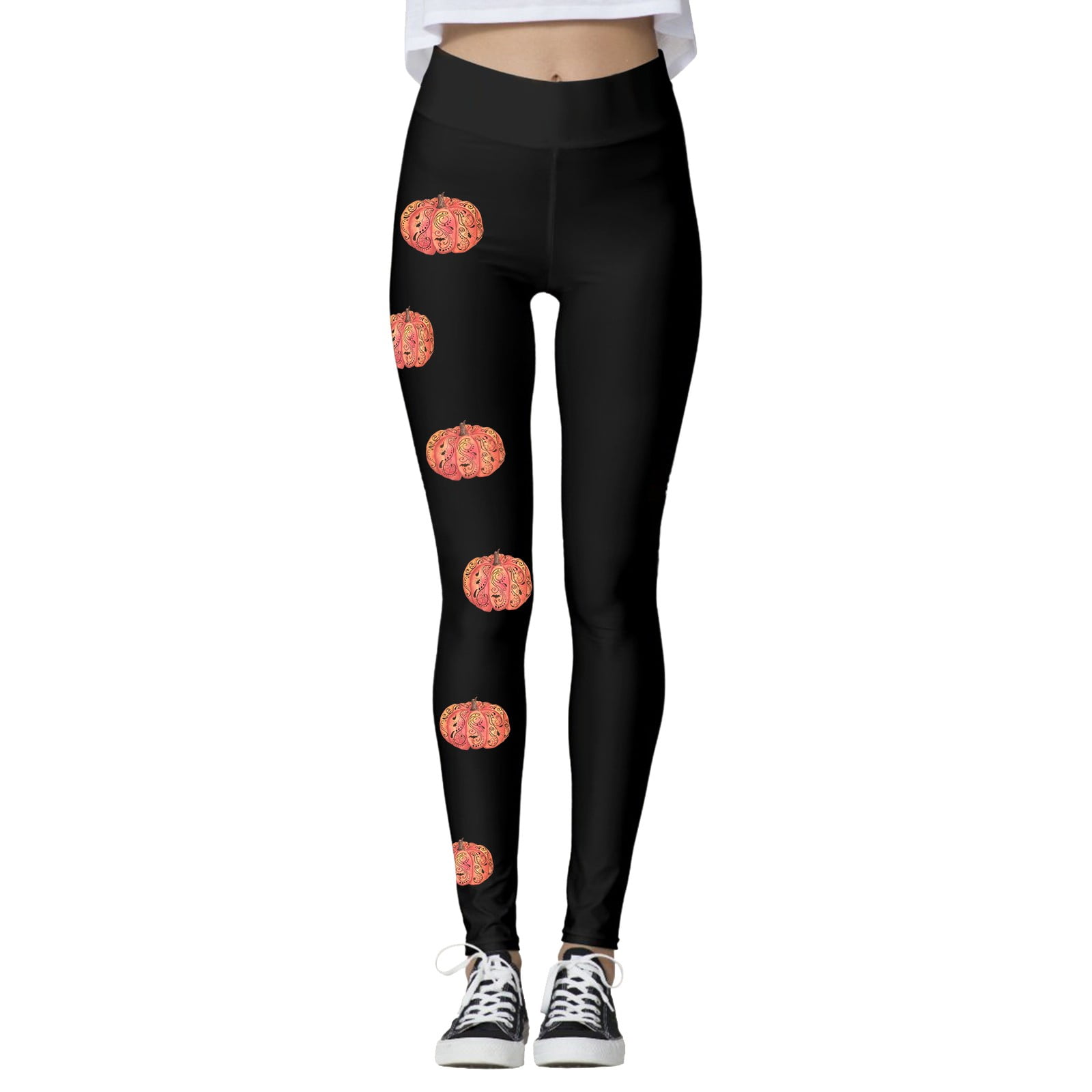 YUHAOTIN Straight Leg Yoga Pants with Pockets for Women Ladies Digital
