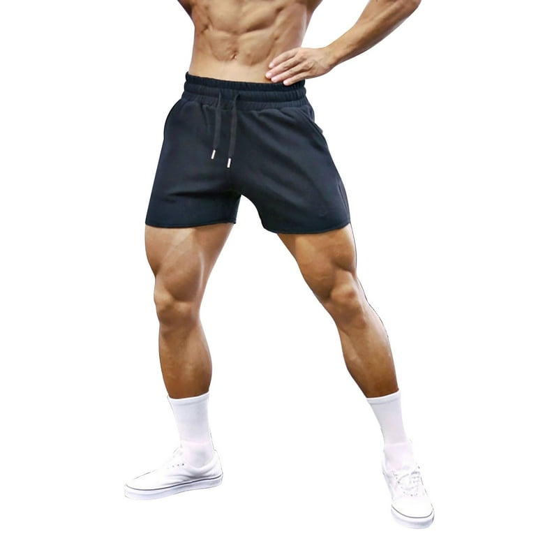 Mens gym compression shorts online