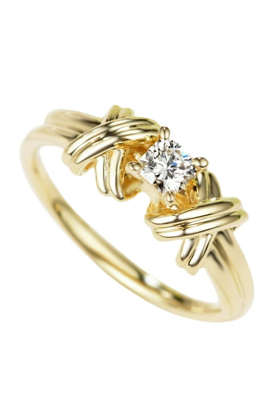 Thumb Rings for Women Gold Geometry Shape Ring Crossing Rhinestone Ring Elegant Geometry Rhinestone Ring Full Diamond Rings for Women Size 5 10 Gifts for Girlfriend