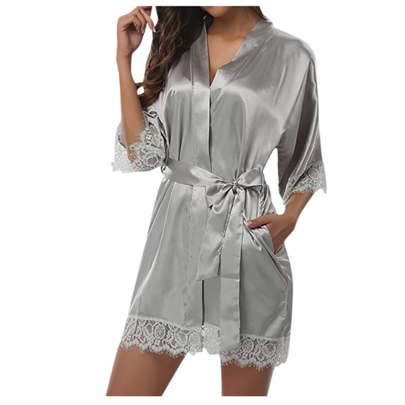 YUHAOTIN Valentine Lingerie for Women Black Nightwear Sleepwear Lace Women's Lingerie Pajamas Lady Satin Suit Lingerie Set Plus Size Red Lingerie Set Christmas