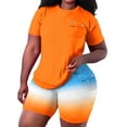thumbnail image 1 of YUIVH Plus Size Two Piece Outfits For Women Summer Tracksuit Workout Outfits 2 Piece Matching Set Crop Tank High Waist Yoga Shorts Pajamas Set Casual Loose Fit Sweatsuit Outfits, 1 of 6