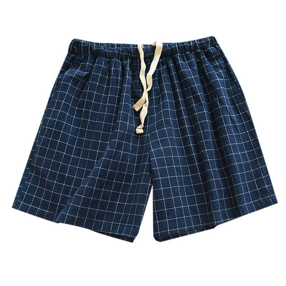 YUIVH Summer New Womens Shorts Thin Cotton Couple Shorts Home Pants Simple Loose Mini Sleeping Shorts Boxer Brief Business Casual Work Shorts