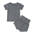 thumbnail image 1 of Youmylove Toddler Baby Pajamas Cotton Comfortable Soft Lightweight Summer 2 Piece Set Top+Shorts Baby Boy Clothing Set Daily Casual Child Clothes Set, 1 of 9