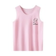 thumbnail image 1 of YUIVH Toddler Boys Print Tank Top Toddler Boys Girls Sleeveless Vest Tops Solid Color Cool Casual Tops For Children Clothes Breathable Comfort Toddler Clothes, 1 of 6