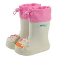 thumbnail image 1 of YUIVH Toddler-Kids Waterproof Light Up Rain Boot Mid Tube Rainboot Non- Short Rain Boots For Kids Go To School On Garden Rubber Boot Trendy Holiday Playwear, 1 of 4
