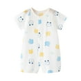 thumbnail image 1 of YUIVH Unisex Babies' Rompers Baby Boy Girl Romper Jumpsuit Outfits Toddler Summer Jumpsuit, 1 of 7