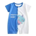thumbnail image 1 of YUIVH Unisex Babies' Rompers Baby Boys Girls Cartoon Romper Short Sleeve Cute Animals Printed Jumpsuit Outfits Cute Baby Playsuits, 1 of 3