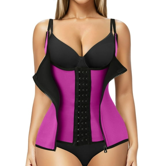 Youmylove Womens Seamless Shaping Boyshorts Waist Trainer Corset For Shapewear Plus Size Vest Body Shaper Cincher Workout Trimmer Girdle Tummy Control Shapewear Bodysuit