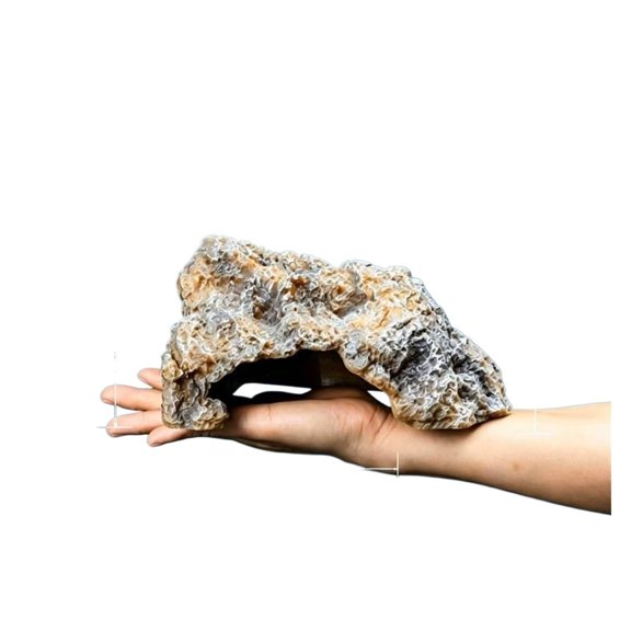 YUJIEGU Medium Resin Birch Tree Trunk Reptile Hideout Cave Terrarium Decor For Gecko Snake Lizard