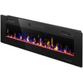 thumbnail image 1 of YUKOOL 42" Electric Fireplace, Embeded insert/Wall Mount, Adjustable Flame, Remote, 1 of 5