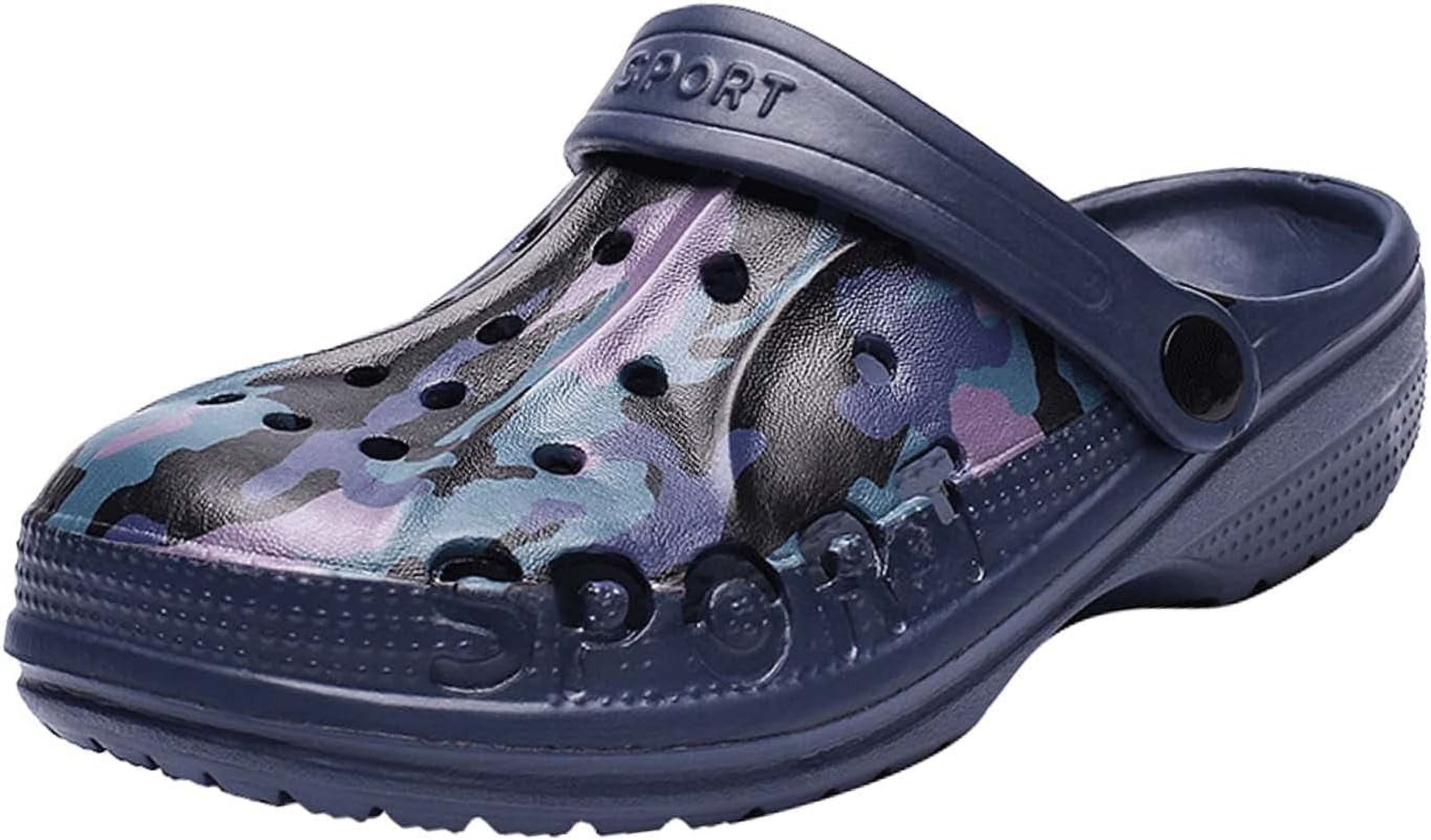 YUKTOPA Boy's Camouflage Garden Clog Rubber Indoor Outdoor Mules Non ...