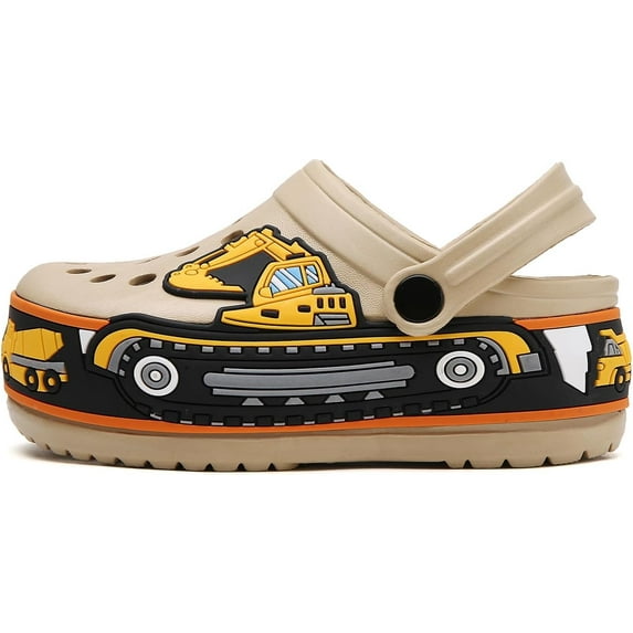 YUKTOPA Girls Boys Clogs Shoes Cartoon Slides Sandals Little Kid's Slip-on Garden Shoes Lightweight Beach Pool Shower Slippers