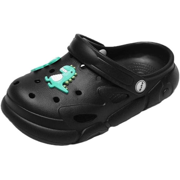 YUKTOPA Kids Boys Girls Cute Cartoon Clogs Shoes Lightweight Non Slip Garden Shoes Water Shower Beach Pool Slides Sandals