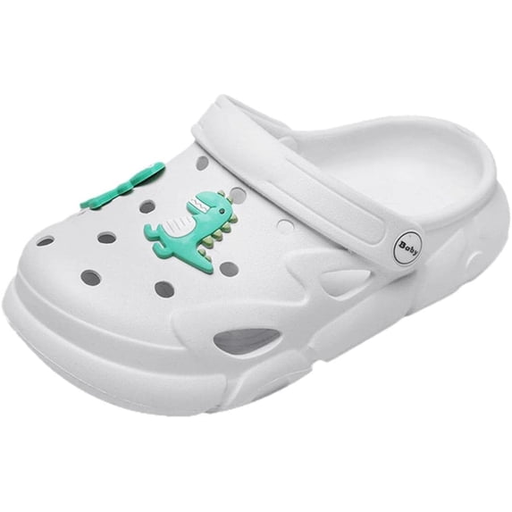 YUKTOPA Kids Boys Girls Cute Cartoon Clogs Shoes Lightweight Non Slip Garden Shoes Water Shower Beach Pool Slides Sandals