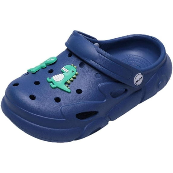 YUKTOPA Kids Boys Girls Cute Cartoon Clogs Shoes Lightweight Non Slip Garden Shoes Water Shower Beach Pool Slides Sandals