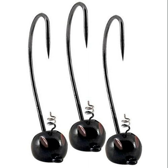 YUM 1/4OZ PMPKN HD JIG 6/0-BLK