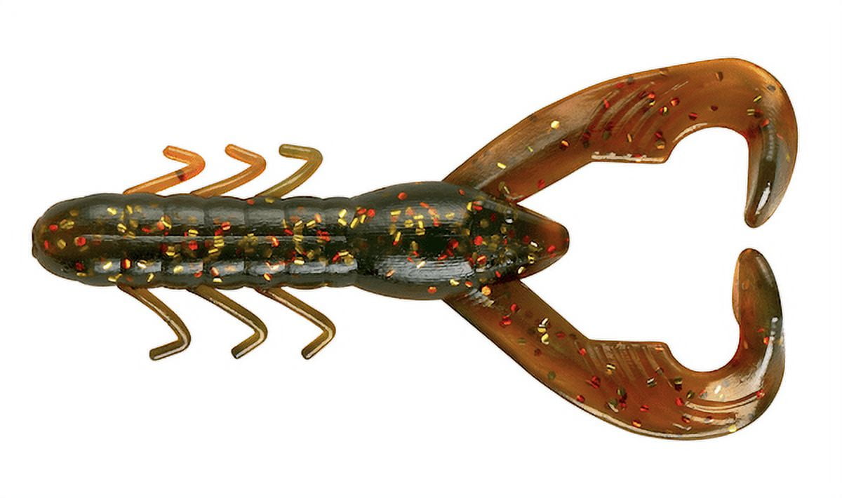 YUM Christie Craw 3.5" Plastic Fishing Lures, 8-Count