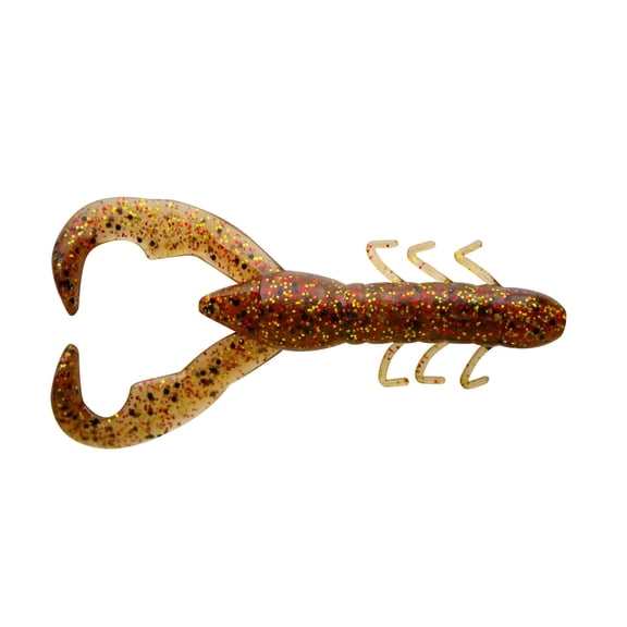 YUM Christie Craw Soft Plastic 3 1/2" Copper Flash 8 Count
