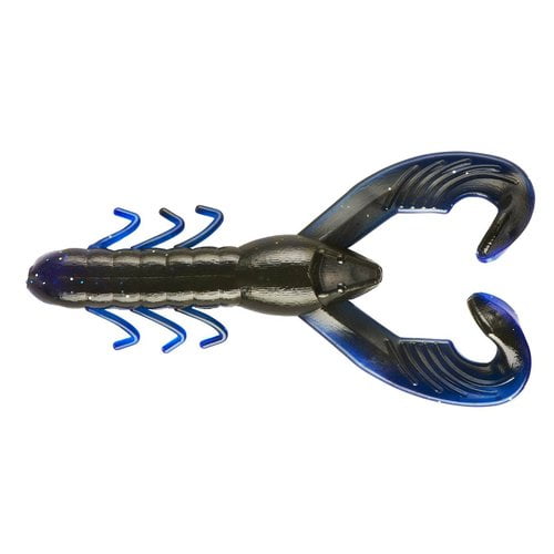 YUM Craw Soft Plastic 3 1/2" Black Blue Shadow 8 Count