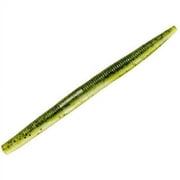 YUM Dinger Soft Plastic Worm 4 Watermelon Pearl Laminate 8 Count