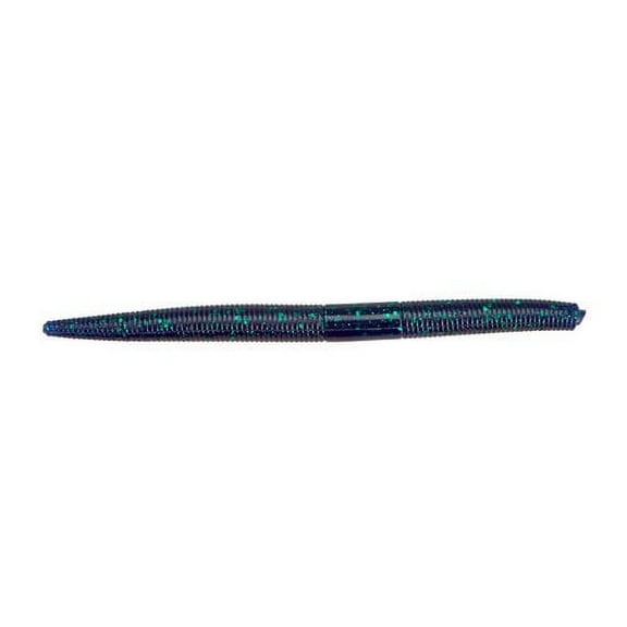 YUM Dinger Soft Plastic Worm 5" Junebug 8 Count