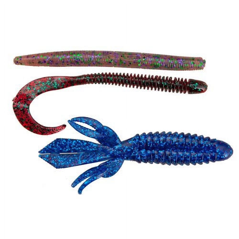  [Soft Fishing Lures] - Bulk Soft Plastic Baits for Alluring  Trout Effective T Tail Grub Worm Baits & Trout Magnet Grub Bodies - Premium  Plastic Fishing for Successful Angling-Gold : Sports