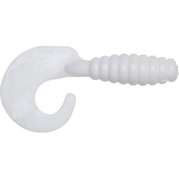 YUM Grub Soft Plastic 3" White 15 Count