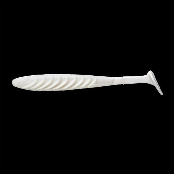 YUM Pulse Fishing Lure Soft bait Swimbait White 4 1/2 in