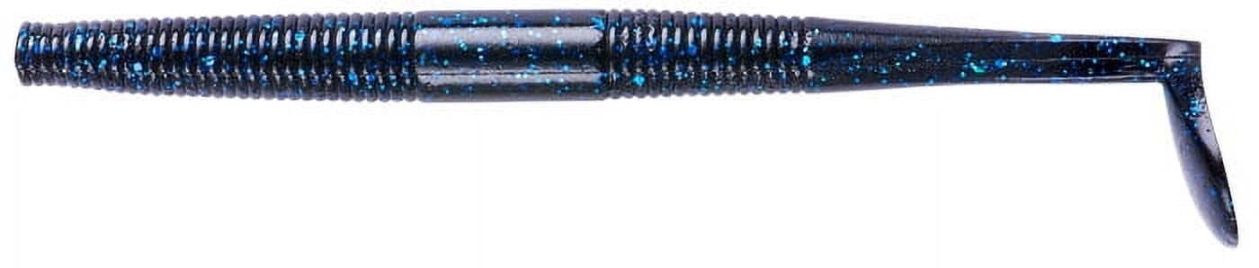 YUM Swim'N Dinger Soft Plastic Black Blue Flake 5"