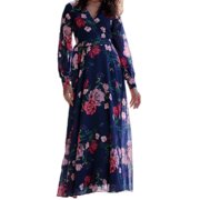 YUMI KIM Womens Gissele Maxi Dress, Blue, 0