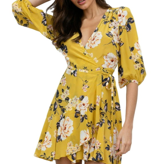 YUMI KIM Women's Love Wins Dress, Yellow, XS